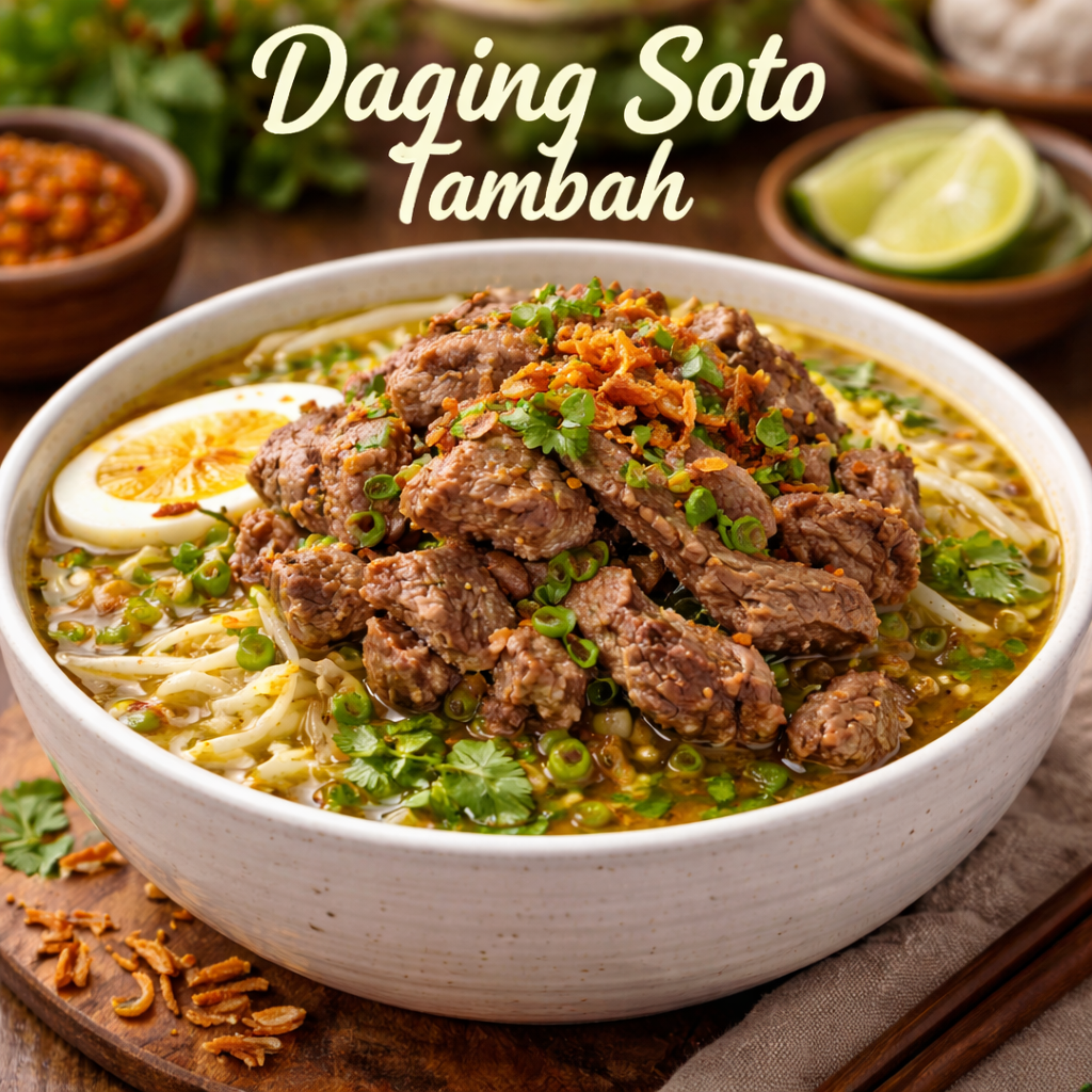 Daging Soto Tambah Martabak Kubang Hayuda